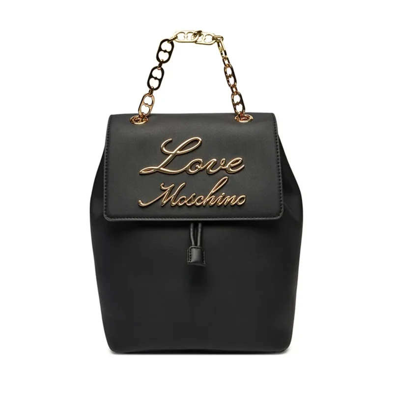 Zaino Donna LOVE MOSCHINO linea Lovely Chain colore Nero