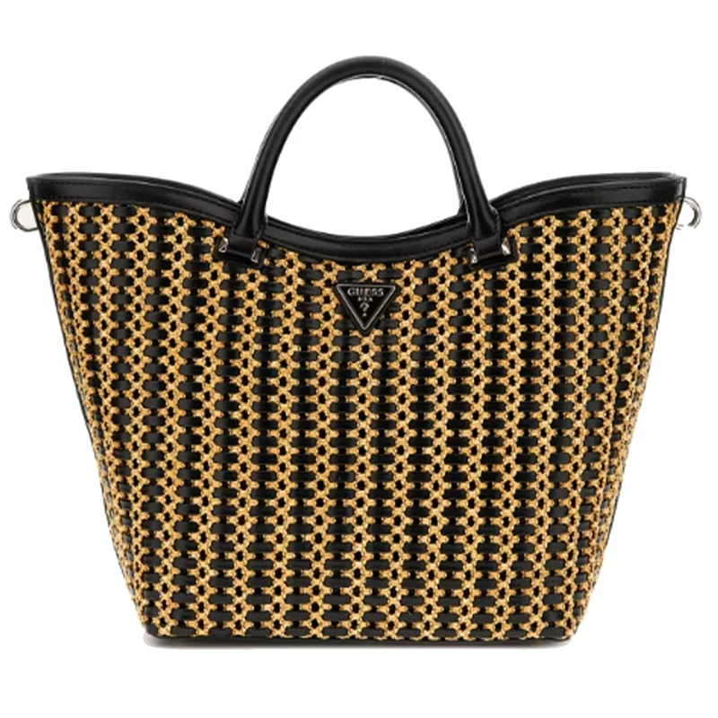 Borsa Donna a Mano GUESS Linea Atalia colore Natural - Black