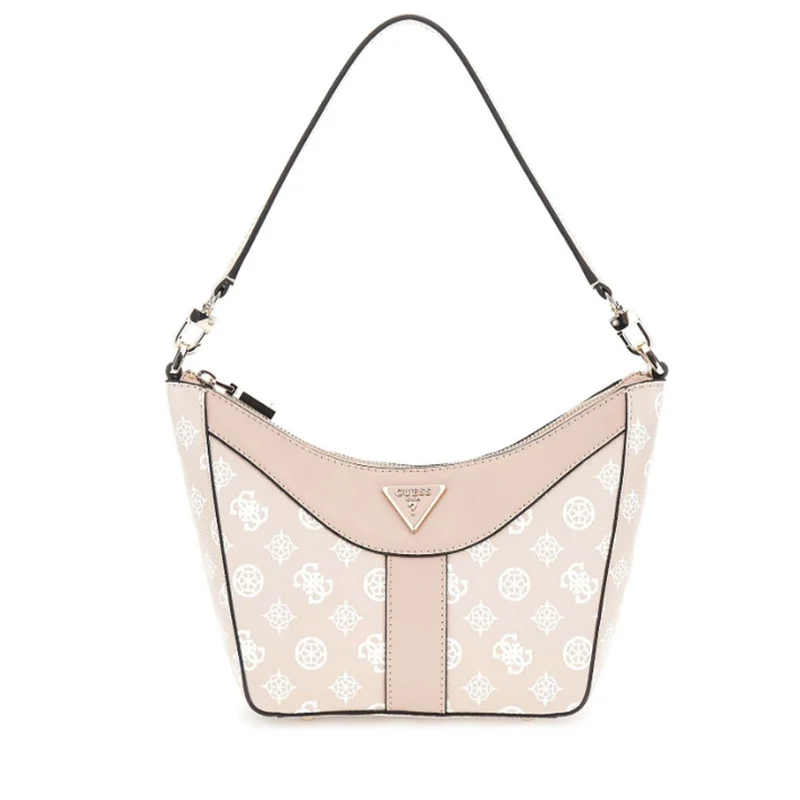 Borsa Donna Hobo a Spalla GUESS Linea Dorys Colore Sand Logo