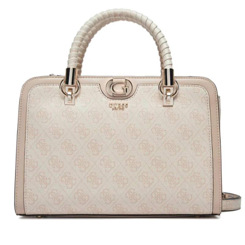 Borsa Donna a Mano GUESS Linea Orlina colore Sand Logo Misura Grande