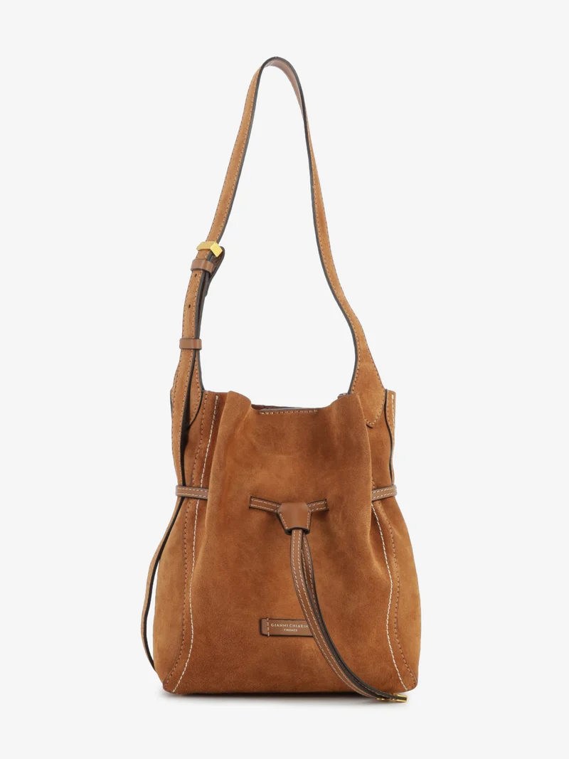 Borsa Sienna in suede caramel