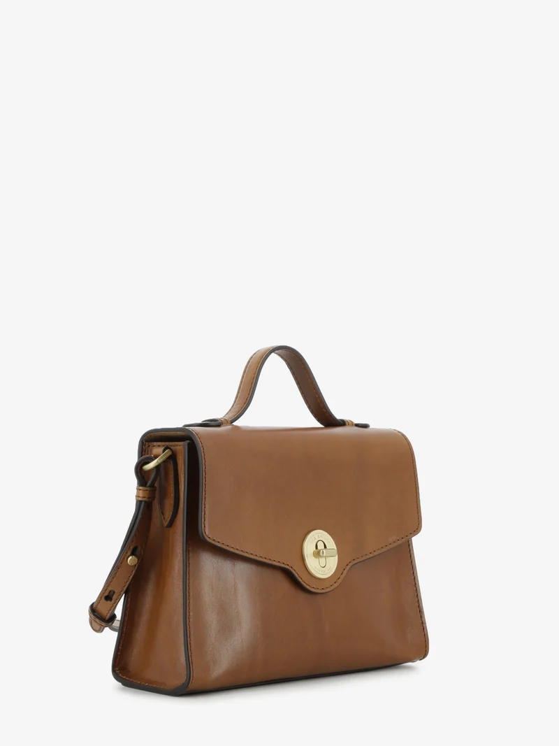 Borsa Top handle cognac