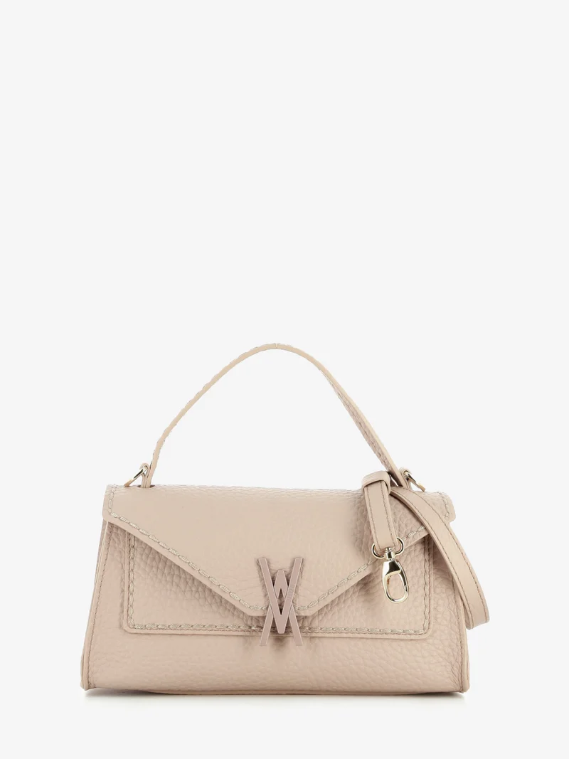 Borsa Queen in pelle rosa