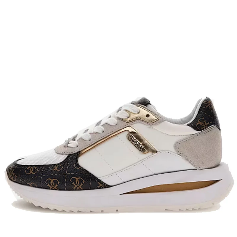 Sneakers Donna GUESS Colore White - Brown Linea Energy