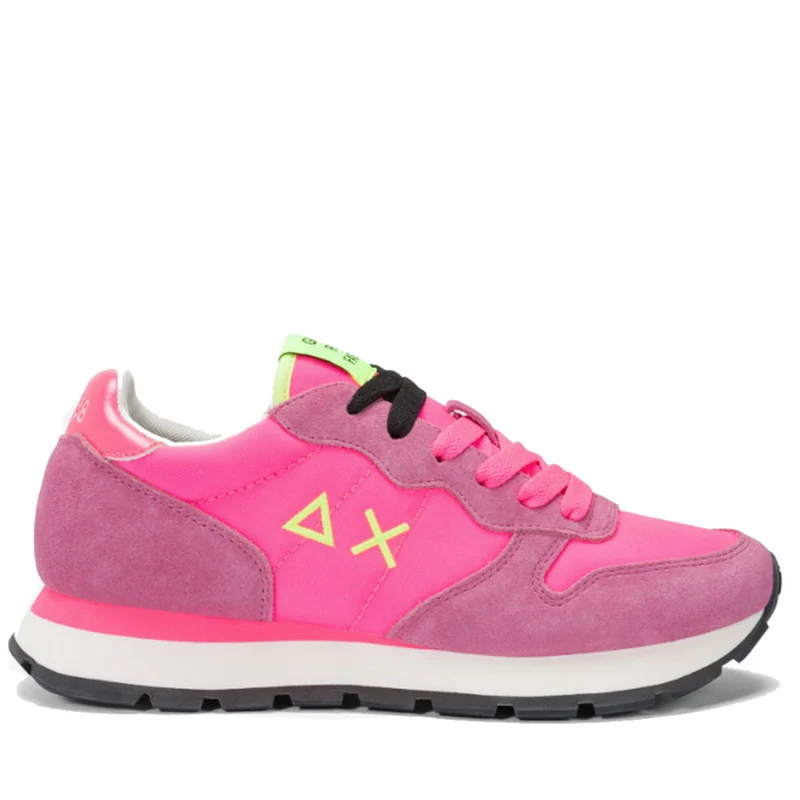 Scarpe Donna Sun68 Sneakers Ally Solid Nylon Colore Fuxia Fluo - Z35201