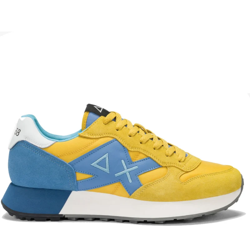Scarpe Uomo Sun68 Sneakers Jaki 2.0 Solid Giallo