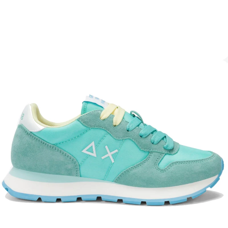Scarpe Donna Sun68 Sneakers Ally Solid Nylon Colore Acqua - Z35201