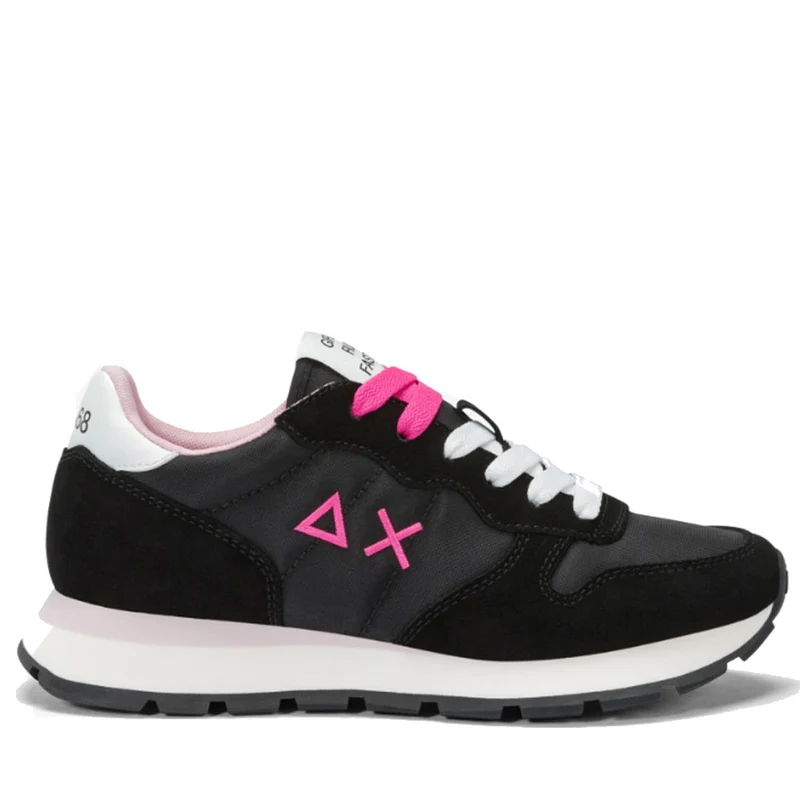 Scarpe Donna Sun68 Sneakers Ally Solid Nylon Colore Nero - Z35201