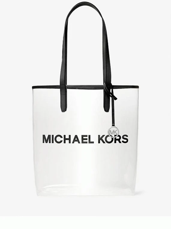 MICHAEL KORS LG NS TOTE CLEAR VINYL TOTE
