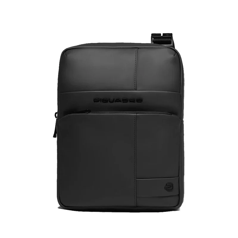 Borsello Uomo PIQUADRO porta iPad in Tessuto e Pelle Nero CA1816W129W