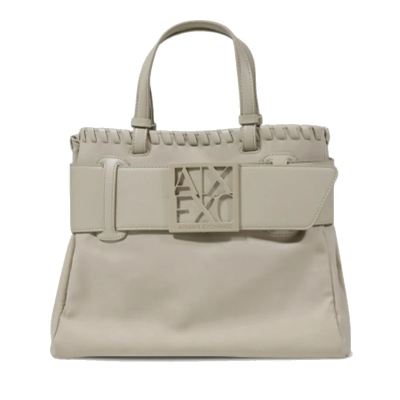 Borsa Donna a Mano ARMANI EXCHANGE colore Valley con Bordo Intrecciato Misura Piccola