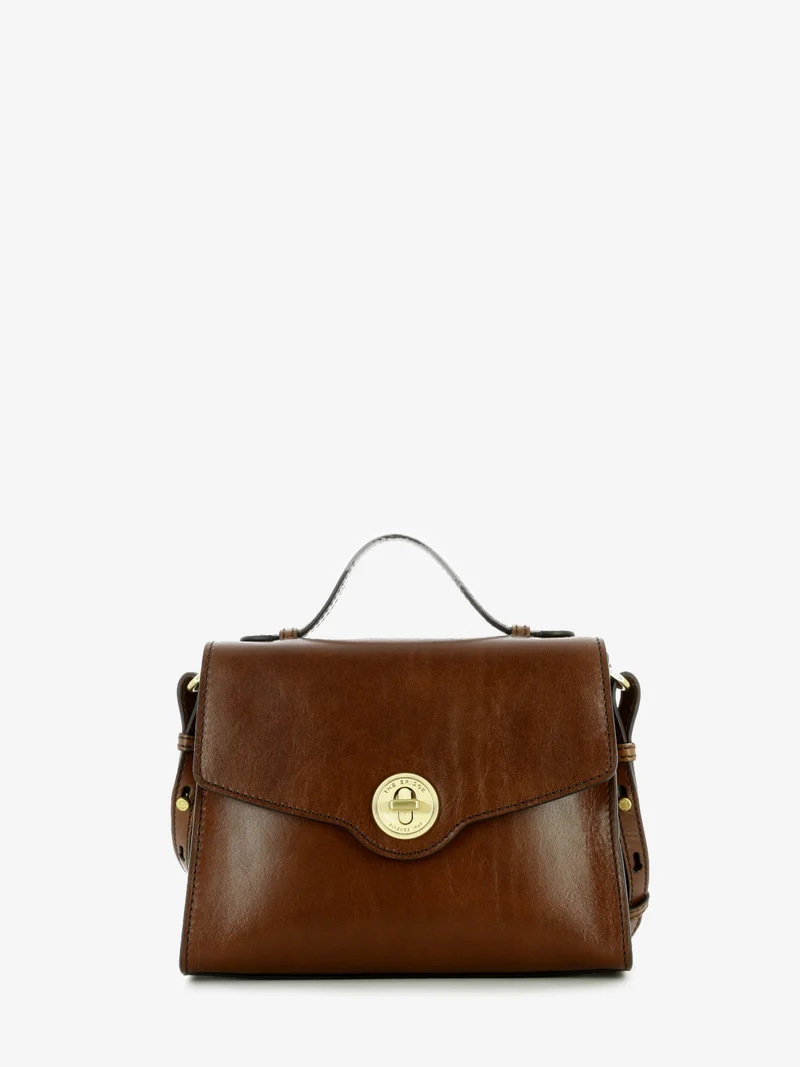 Borsa Top handle marrone