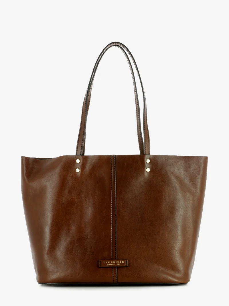 Borsa shopper Lisa marrone