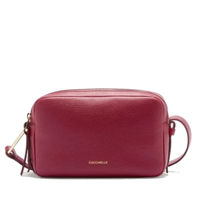 Borsa Donna a Tracolla COCCINELLE in Pelle Linea Malory colore Sangria