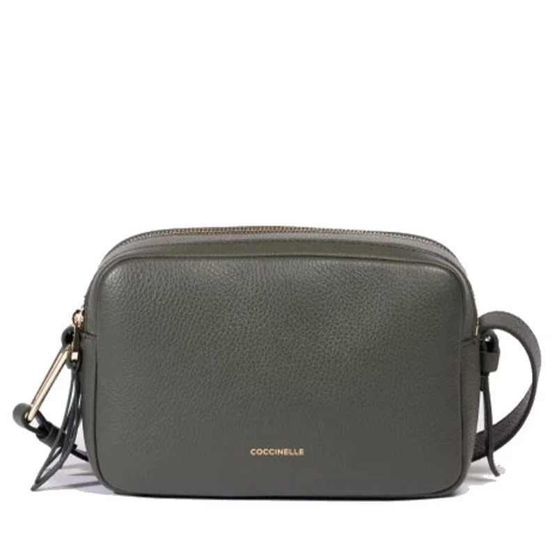 Borsa Donna a Tracolla COCCINELLE in Pelle Linea Malory colore Alga
