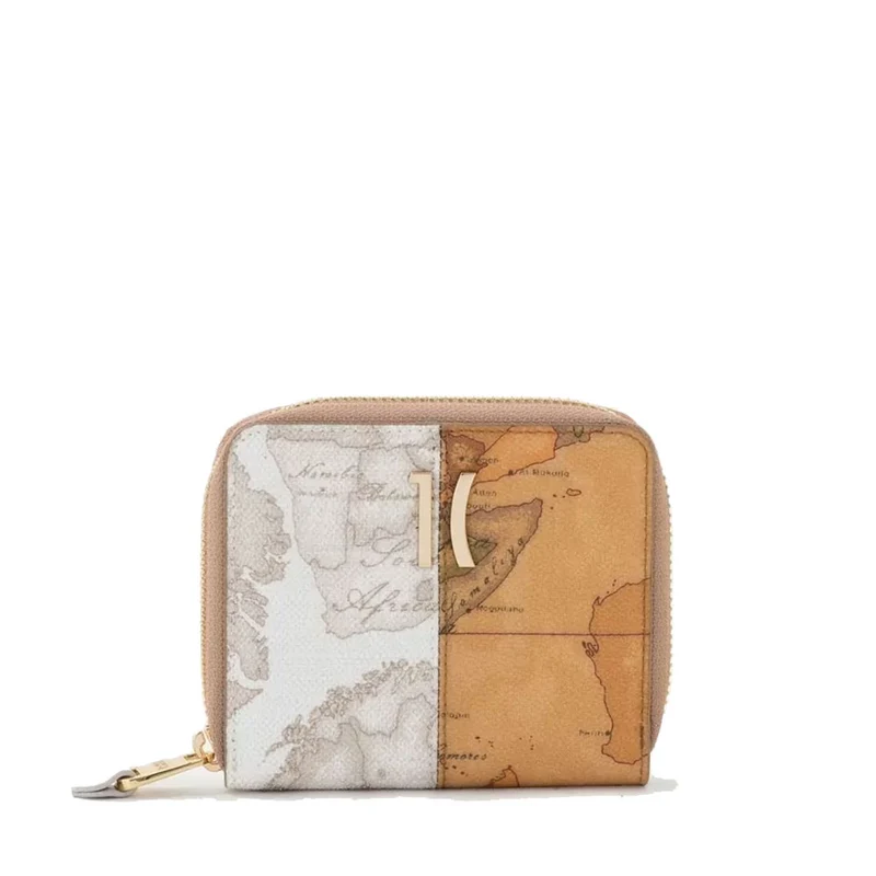 Portafoglio Piccolo Zip Around 1A Classe Alviero Martini linea Geo Mix PO62
