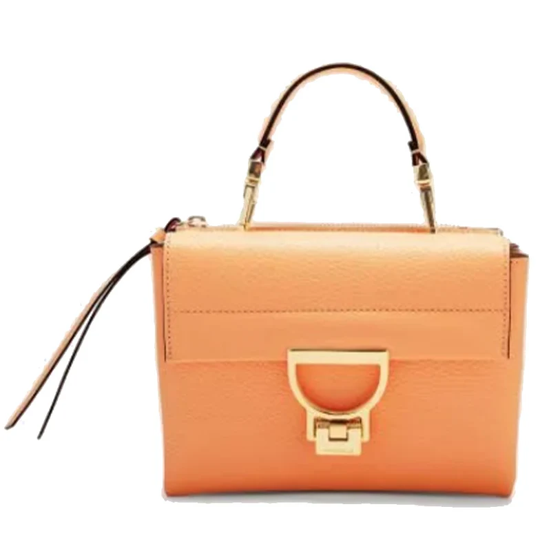 Borsa Donna a Mano con Tracolla COCCINELLE in Pelle Linea Arlettis colore Sunrise