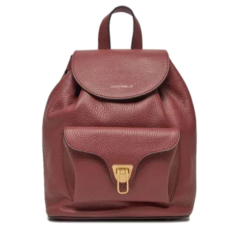 Zaino Piccolo COCCINELLE in Pelle Linea Beat Soft colore Brandy