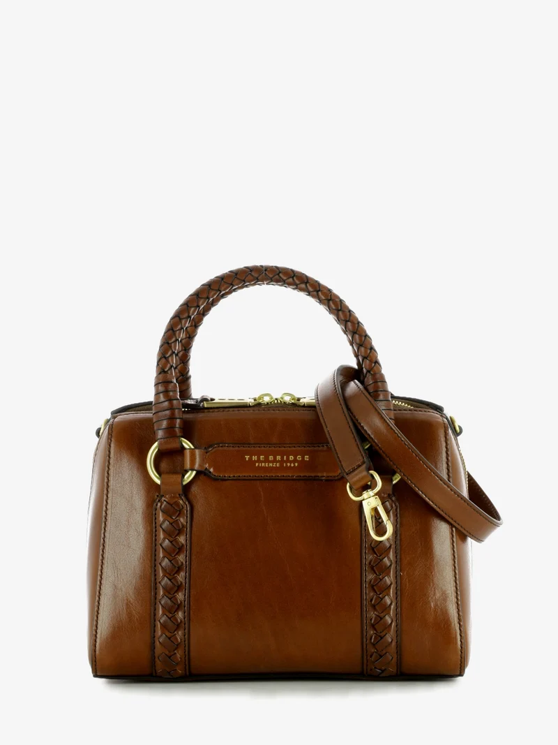Borsa handbag W/shoulder Laura marrone