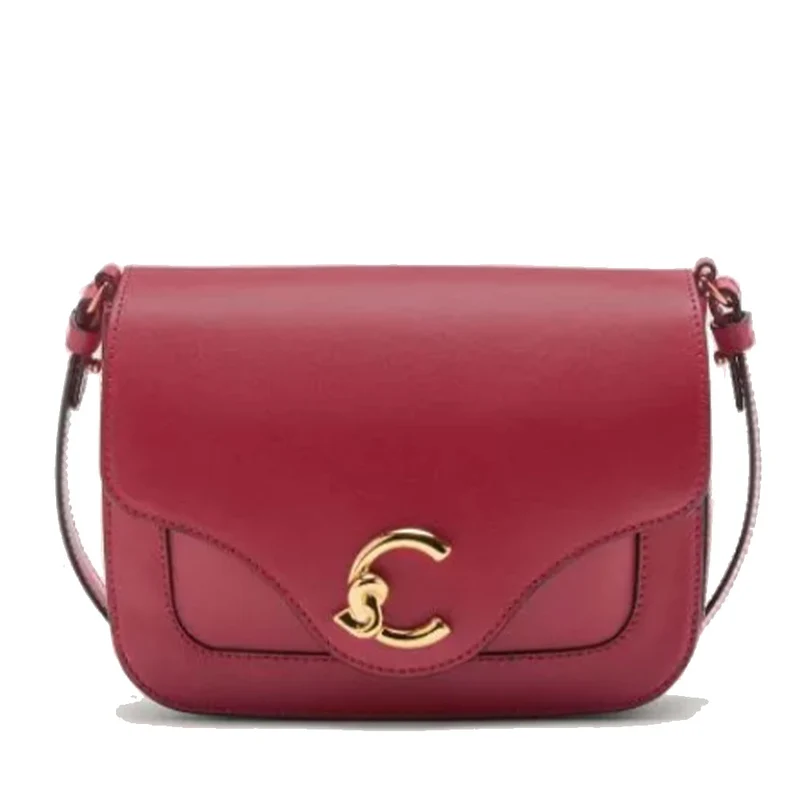 Borsa Donna a Tracolla COCCINELLE in Pelle linea C-Me Calf Cocker Small Colore Sangria