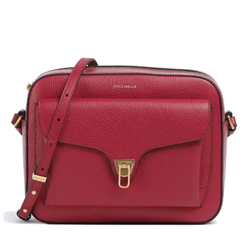 Borsa Donna a Tracolla COCCINELLE in Pelle Sangria linea Beat Soft