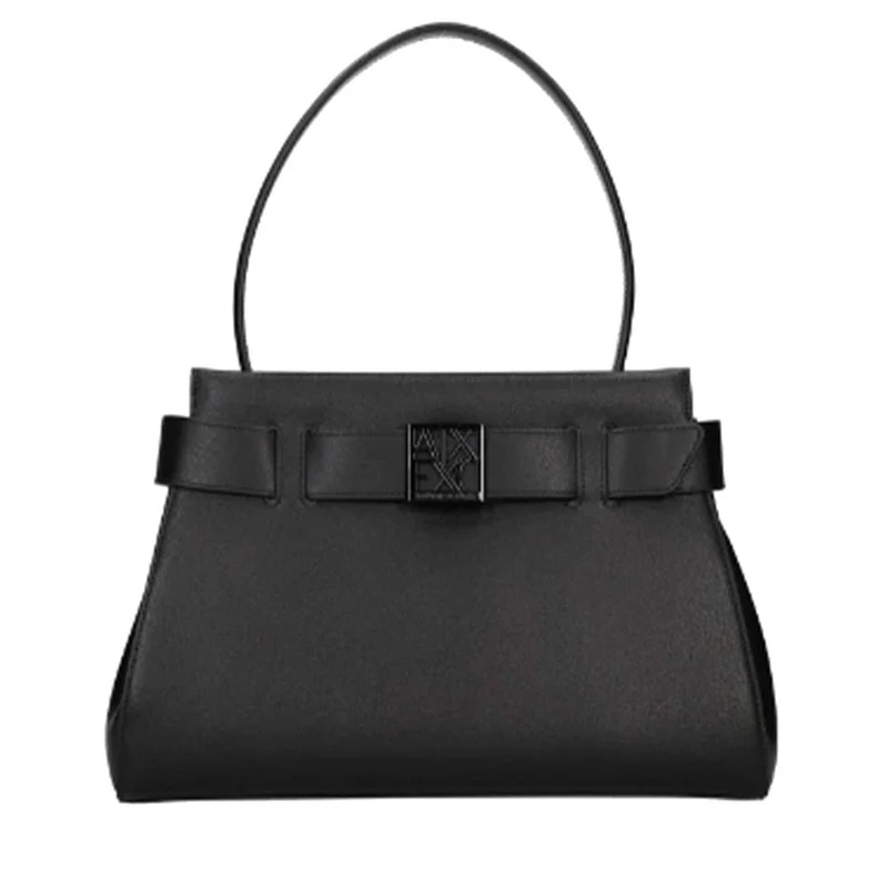 Borsa Donna a Mano con Tracolla ARMANI EXCHANGE colore Nero Misura Media