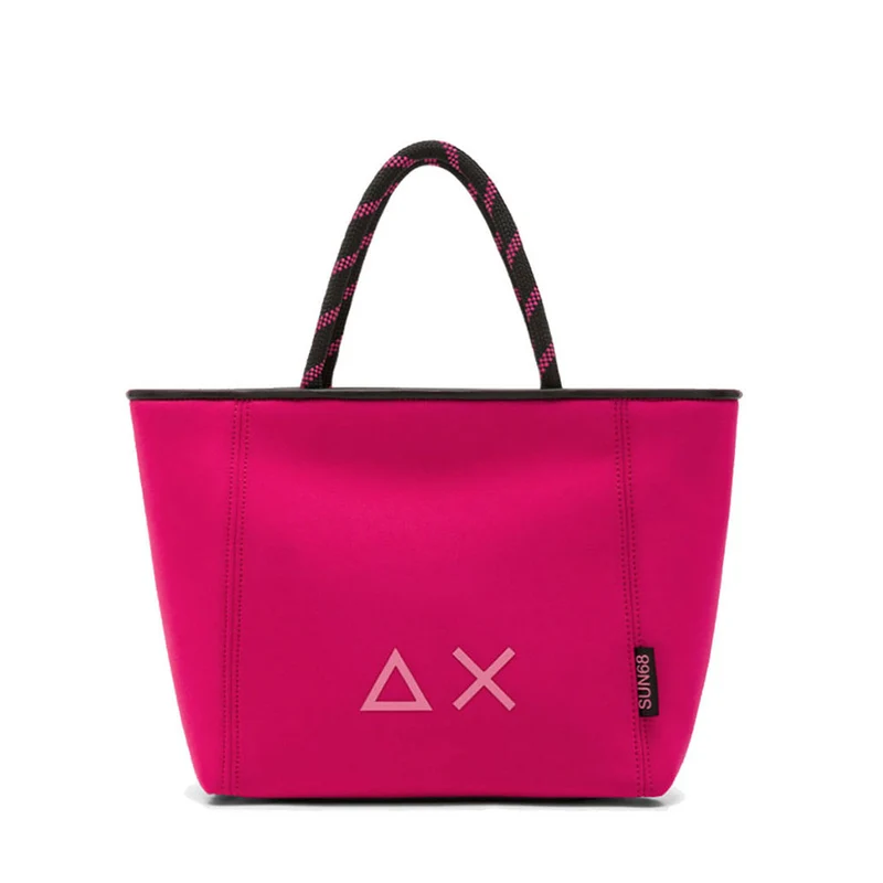 Shopping Bag Small SUN68 linea Jacqueline Neo in Scuba color Ciclamino