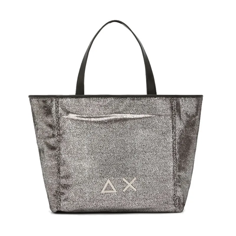 Shopping Bag Small SUN68 linea Jacqueline Glitter Argento