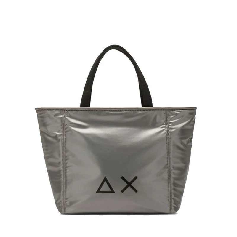 Shopping Bag XS SUN68 linea Jacqueline Laminated Argento