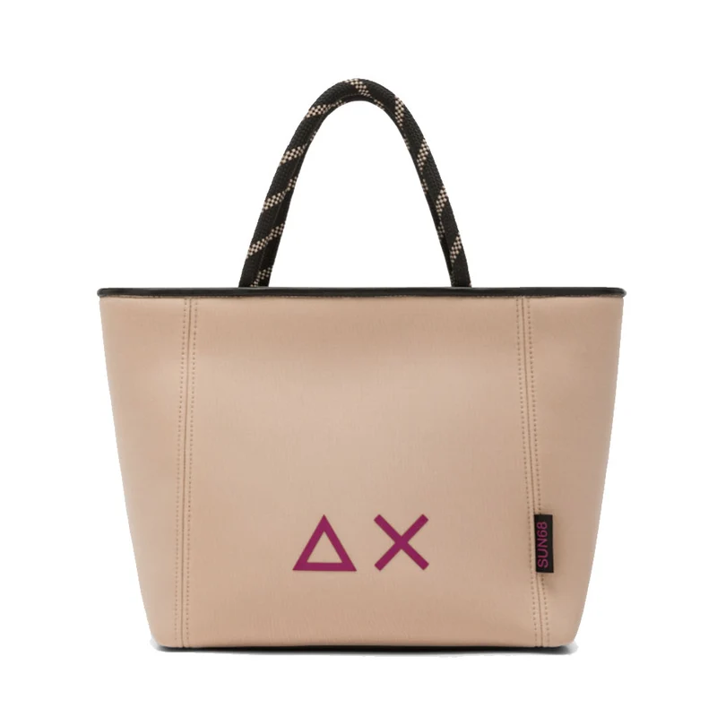 Shopping Bag Small SUN68 linea Jacqueline Neo in Scuba Beige