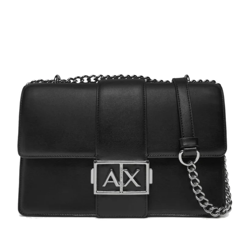Borsa Donna a Tracolla ARMANI EXCHANGE Chiusa con Pattina colore Nero