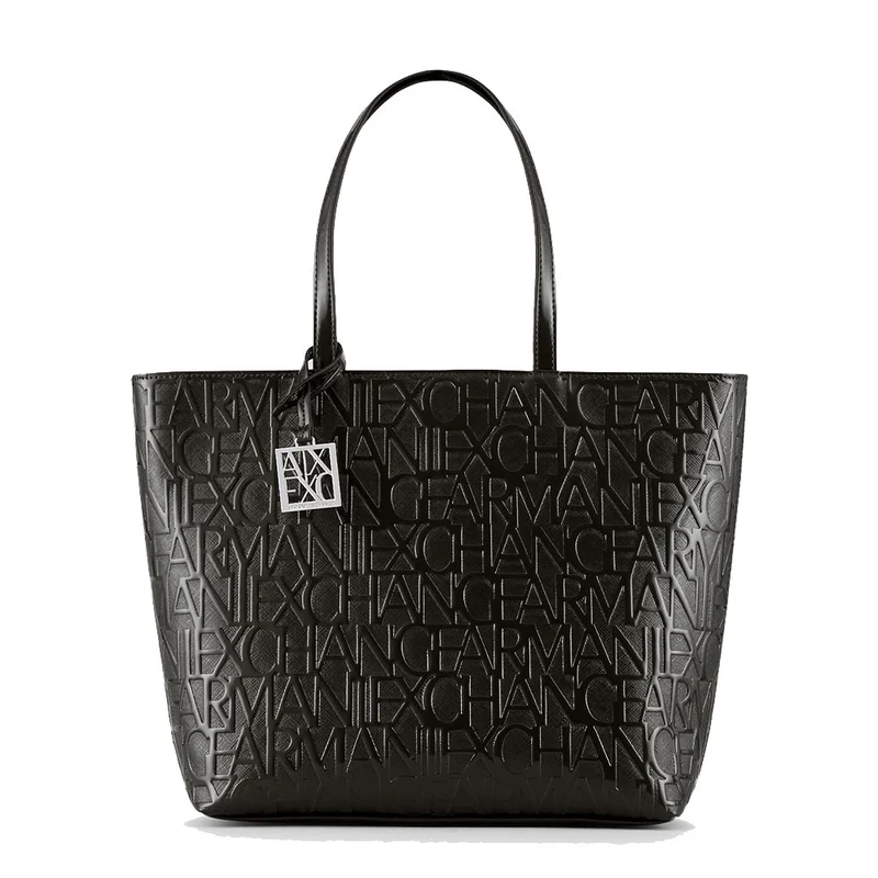 Borsa Donna ARMANI EXCHANGE Shopping a Spalla colore Nero