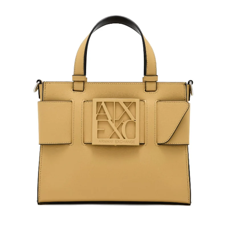 Borsa Donna a Mano ARMANI EXCHANGE Colore Bamboo Misura Piccola