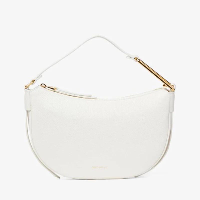 Borsa Donna a Mano COCCINELLE in Pelle Coconut Milk Linea Priscilla Misura Piccola