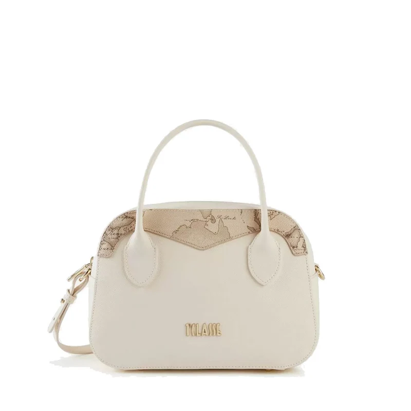 Borsa Donna Bauletto a Mano 1A Classe Alviero Martini linea Florida City Avorio e Geo Safari GZ53