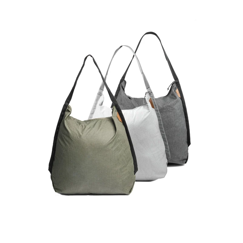 Packable Tote -Borsa ripiegabile Multiuso - Raw White