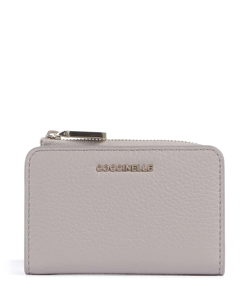 Coccinelle Metallic Soft Portafoglio oyster
