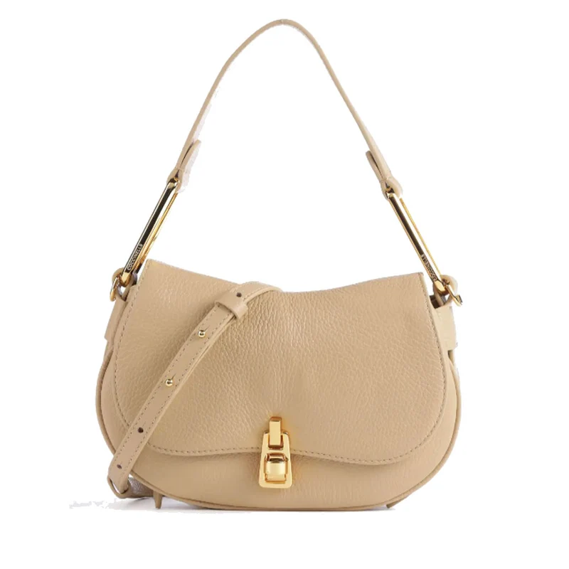 Borsa Donna a Mano COCCINELLE in Pelle Linea Magie Colore Fresh Beige Misura Small