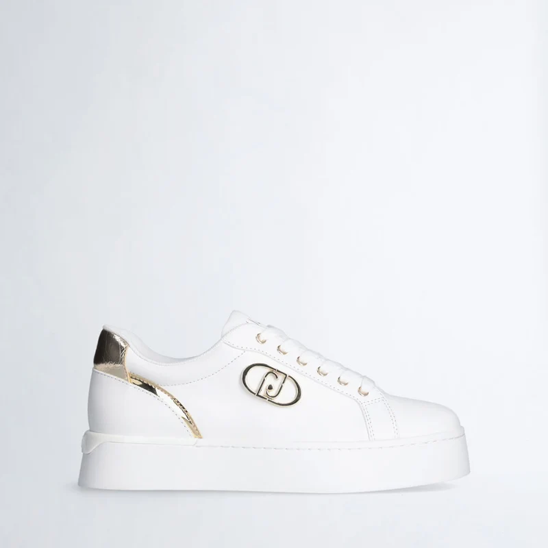 Sneakers Donna LIU JO Pretty 06 in Pelle Bianca