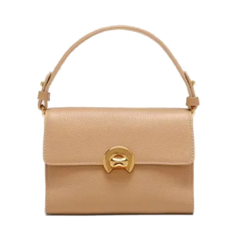 Borsa Donna a Mano con Tracolla COCCINELLE in Pelle linea Binxie Small colore Fresh Beige