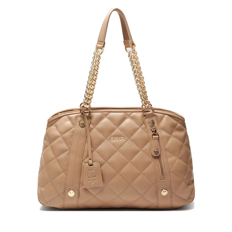 Borsa Donna a Spalla LIU JO Better Trapuntata color Cammello