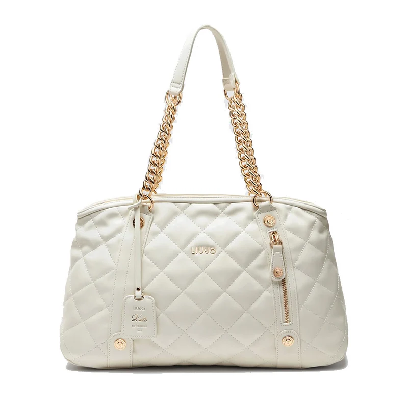 Borsa Donna a Spalla LIU JO Better Trapuntata color Crema