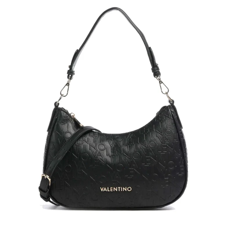 Borsa Donna Hobo a Spalla VALENTINO BAGS linea Relax Colore Nero