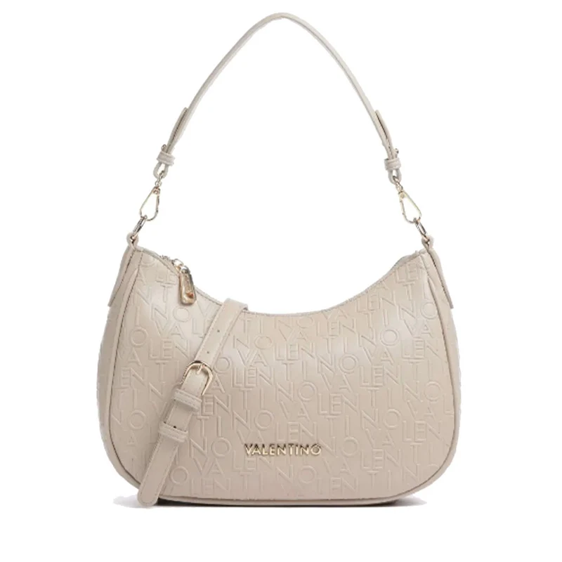 Borsa Donna Hobo a Spalla VALENTINO BAGS linea Relax Colore Beige