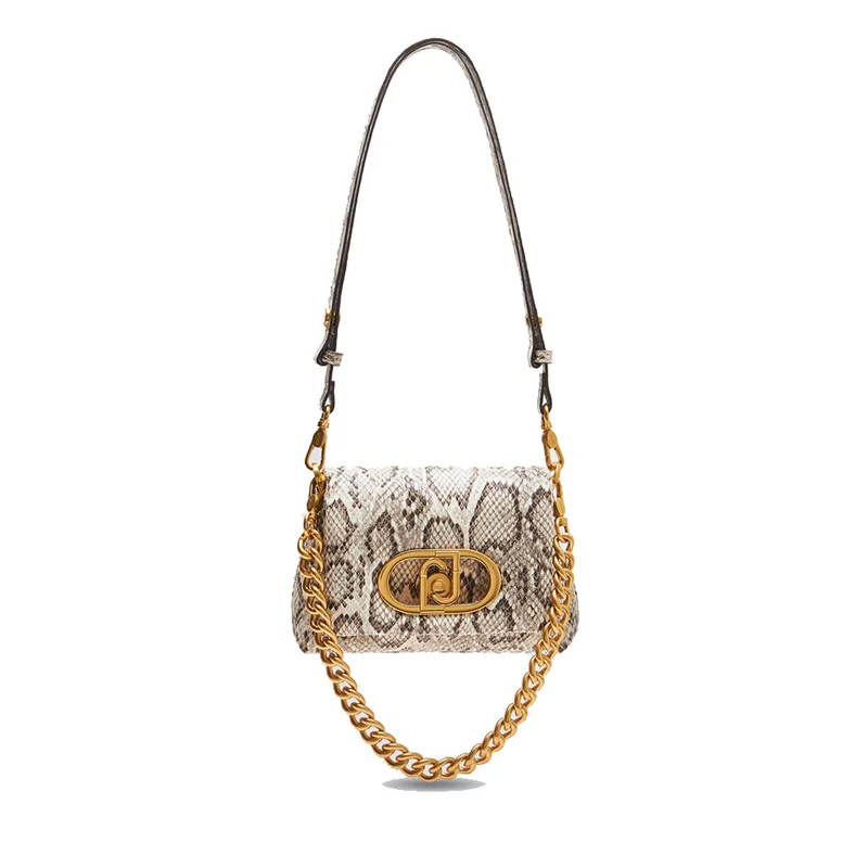 Borsa Donna a Spalla e Tracolla LIU JO Better linea La Puffy stampa Pitone