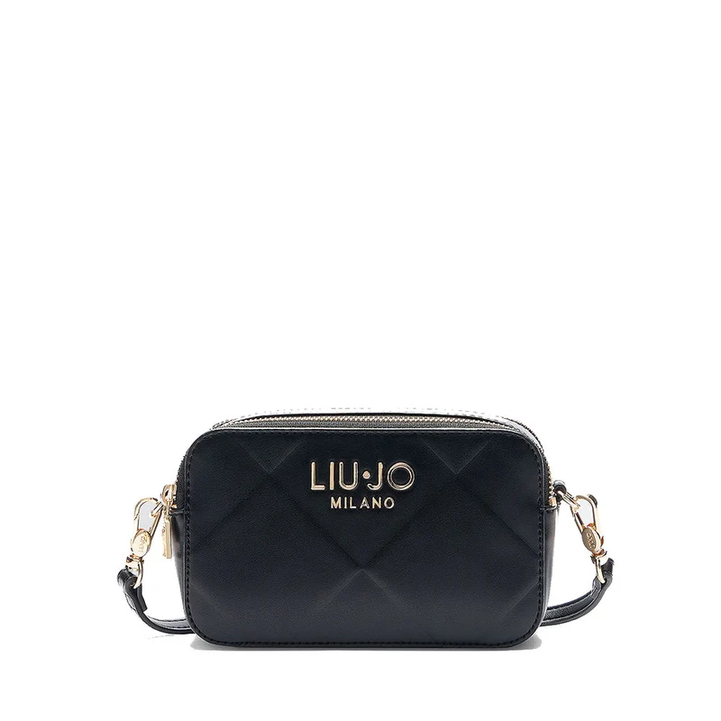 Borsa Donna a Tracolla LIU JO Better con Motivo a Rombi colore Nero