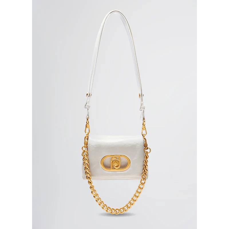 Borsa Donna a Spalla e Tracolla LIU JO Better linea La Puffy Off White