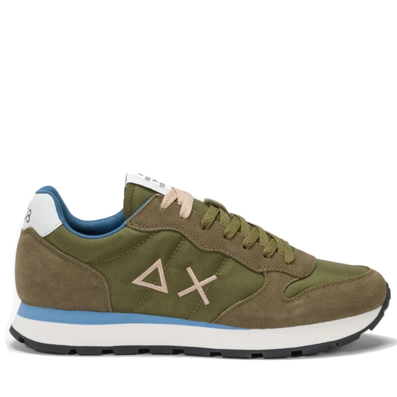 Scarpe Uomo Sun68 Sneakers Tom Solid Militare - Z35101