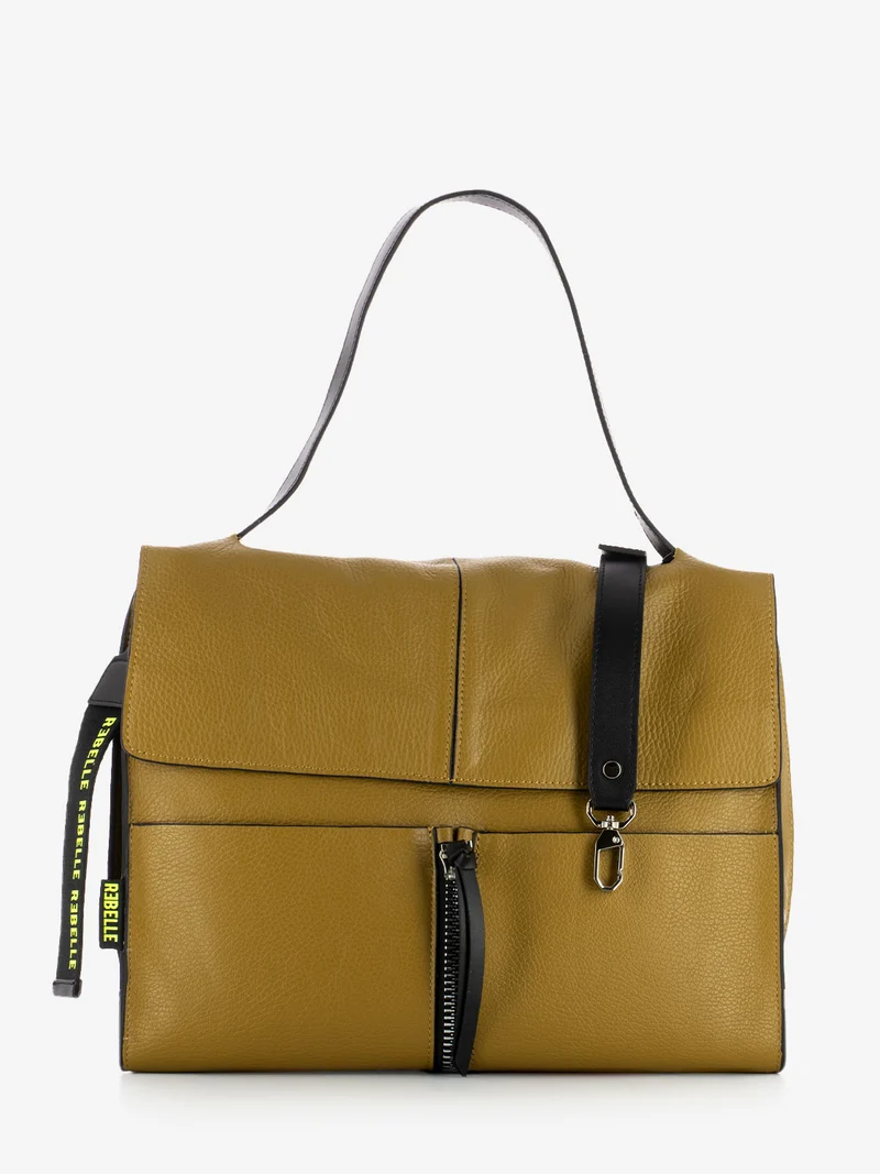 Borsa Clio Satchel L dollaro spice