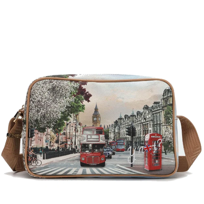 Borsa Donna a Tracolla Y NOT YES-440 London Rainbow